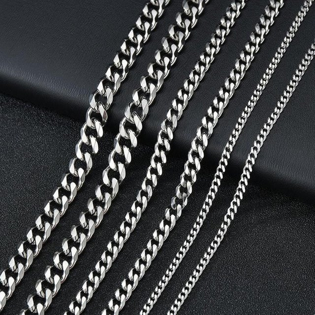 HIYEE NK Kubanische Kette, 50 cm, Damen und Herren - Bild 1
