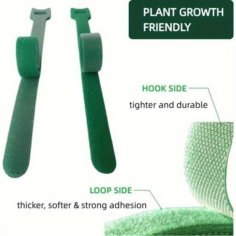100 Stück Wiederverwendbare Nylon Pflanzenbinder mit Klettverschluss für Garten und Gewächshaus von SZwatch - Bild 3