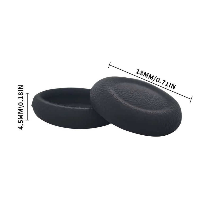 VORILYNEX Silikon Joystick-Abdeckungen in Schwarz für PS5 und PS4 Controller, rutschfeste Daumengriff-Kappen als Zubehör - Bild 6