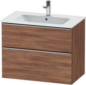 Duravit Waschtischunterschrank D-Neo in Braun, Wandmontage, B: 81 cm, T: 46,2 cm, H: 62,5 cm - Bild 1