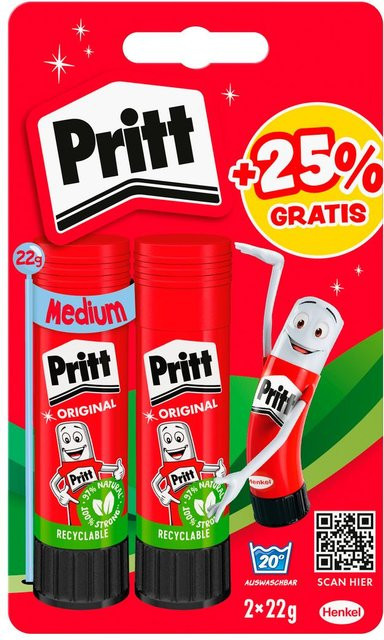 Pritt Klebestifte durchsichtig 2x 22 g - Bild 1