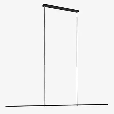 Baltensweiler Let D LED Pendelleuchte in Schwarz, warmweißes Licht, 3.000 K, Höhe: 180 cm - Bild 1