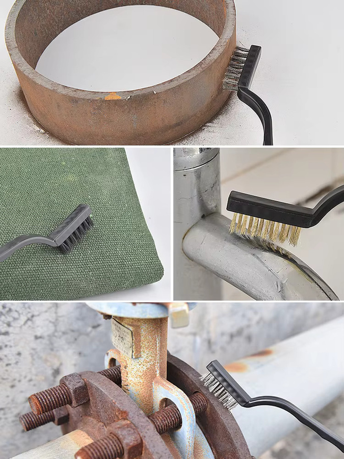 AXE SHAN Nylon-Edelstahl-Kupferdrahtbürste zur Rostentfernung und zum Polieren für Haushalt und Werkstatt - Bild 7