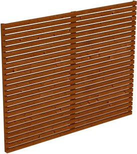 SKANHOLZ Seitenwand in Nussbaum, Breite: 230 cm - Bild 1
