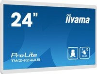 iiyama ProLite TW2424AS-W1 Public Display mit 24 Zoll Full HD IPS Panel in Weiß mit Wi-Fi und HDMI - Bild 1