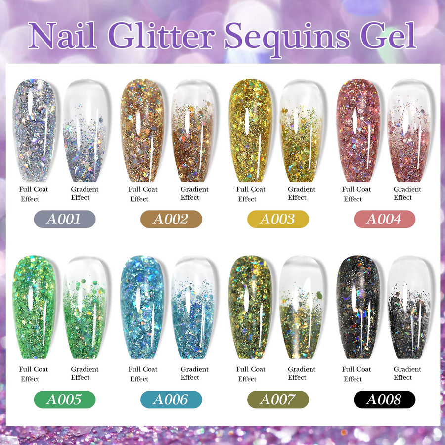Misscheering Nagellack Gel, Glänzend, 01, Unisex - Bild 7
