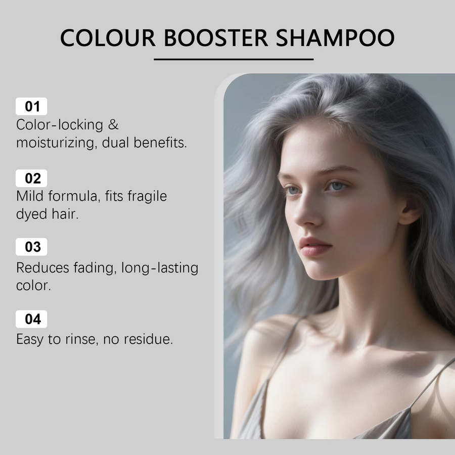 Gleamxi Haarfärbeshampoo, 100g, Grauhaar-fixierend - Bild 2