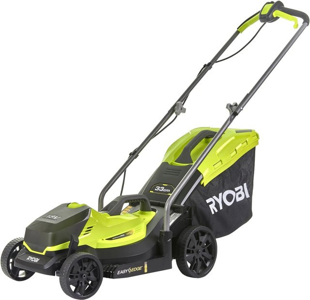 Ryobi One+ Akku-Rasenmäher RLM18X33B40 mit 33 cm Schnittbreite, 18 V 4,0 Ah Akku und Ladegerät - Bild 1