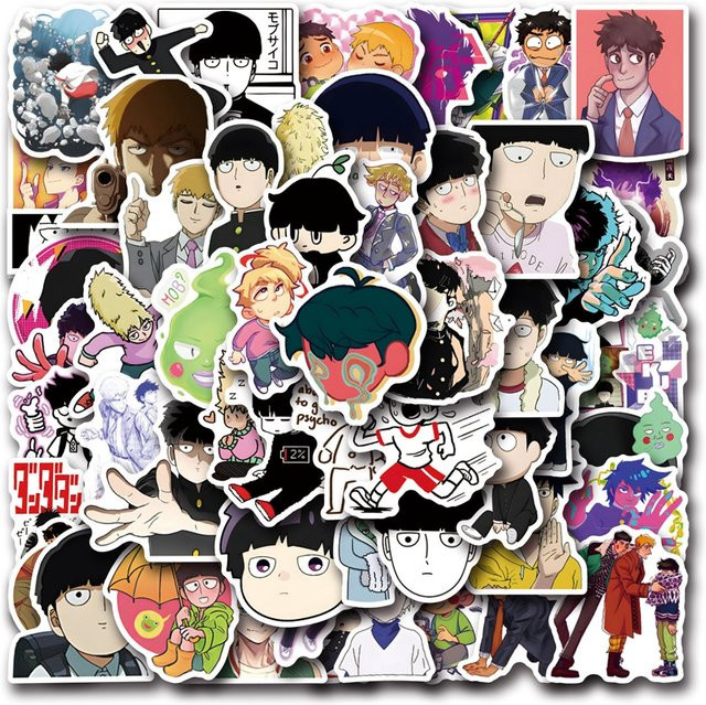 Bandai Mob Psycho 100 Anime-Aufkleber, bunt, 1-teiliges Set - Bild 1