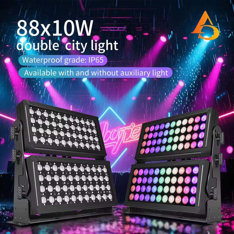 Aicpose RGBW DMX LED Wall Washer Outdoor Floodlight IP65 Wasserdicht, Schwarz - Bild 6