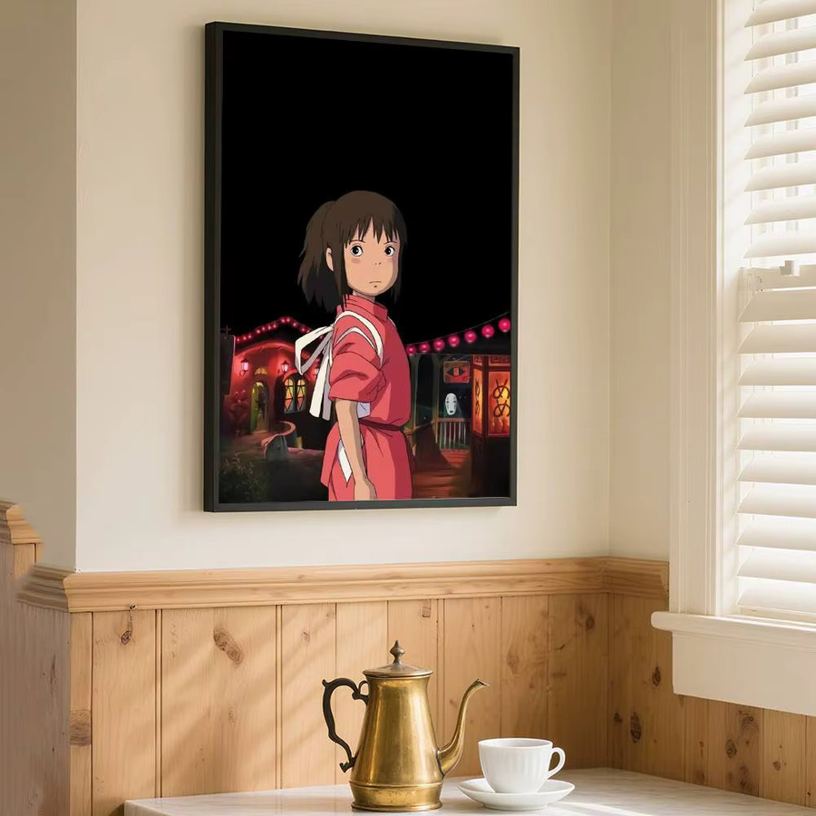 Kayou Anime Poster Sen to Chihiro no Kamikakushi Kunstdruck Mehrfarbig - Bild 6