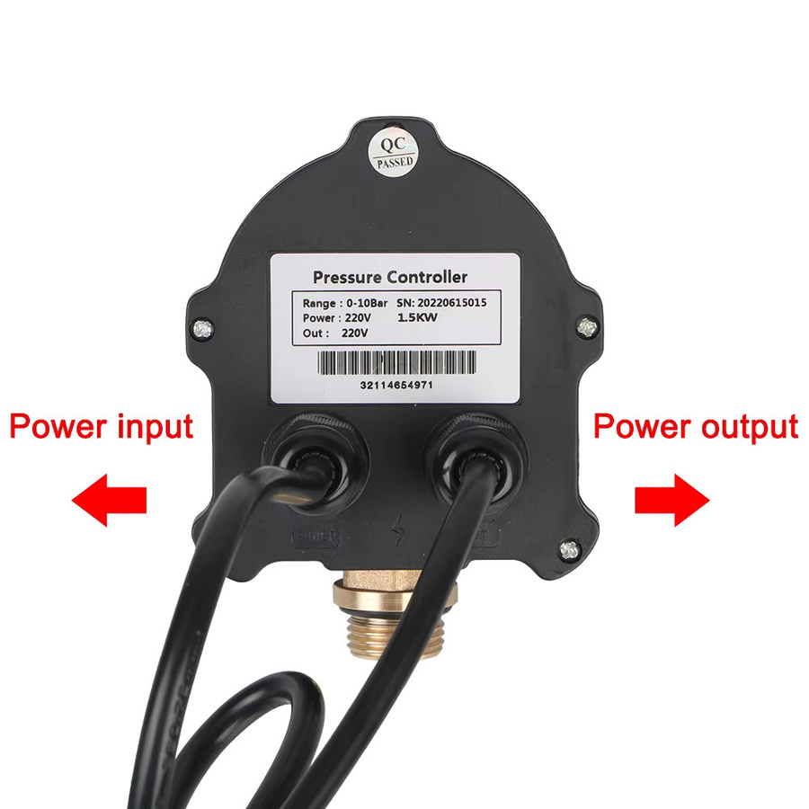 Digitaler Druckregler Schalter für Wasserpumpen und Kompressoren 220 V mit 1/2'' Interface und 0-10 Bar Regelbereich - Bild 4