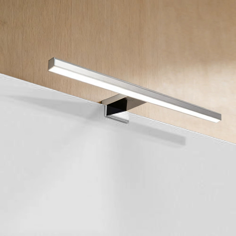 DILUMEN LED Spiegelleuchte für das Badezimmer, Farbe: Chrom/Silber, Lichtfarbe: Neutralweiß 4000K, Breite: 60 cm, 10W, 820LM, IP44 - Bild 3
