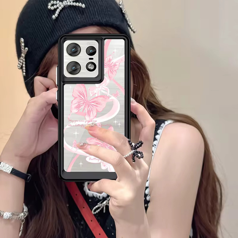 Transparentes Motorola Handy Case aus Acryl und TPU für verschiedene Modelle wie G35, G55, G75, Edge 40 und Edge 50 Pro - Bild 2