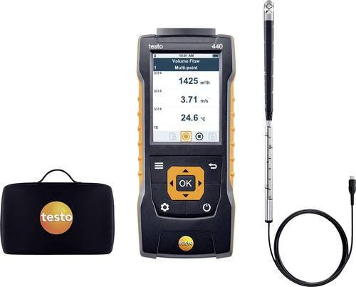 Testo 440 Set mit 16mm Anemometer in Gelb - Bild 1