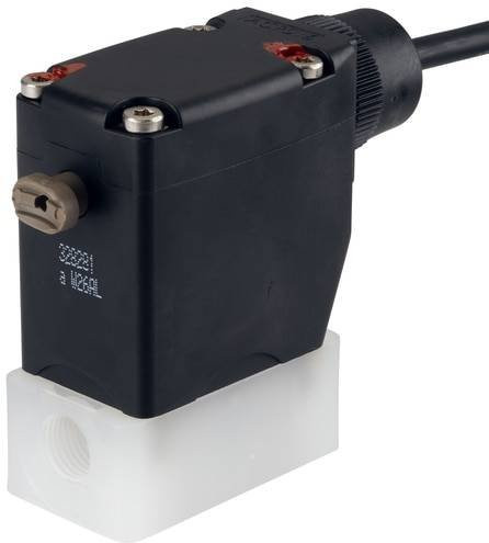 Bürkert Direktgesteuertes Ventil 53785 0330 in Schwarz mit 230 V/AC, G 1/4 Muffe und 4mm Nennweite - Bild 1