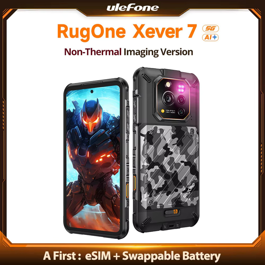 RugOne Xever 7 5G Robustes Smartphone mit Android 15, 512 GB ROM, 24 GB RAM, 6,67 Zoll 120Hz AMOLED-Display, NFC und austauschbarem 5500mAh-Akku - Bild 5