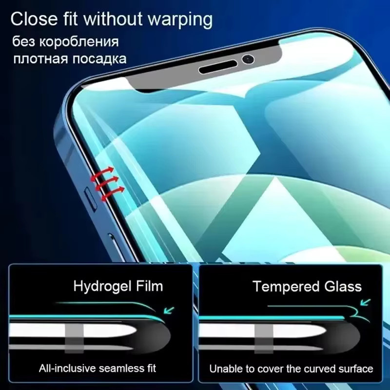 4er-Pack TAOYUNXI Hydrogel-Displayschutzfolien für iPhone, transparent - Bild 3
