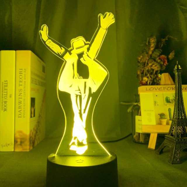 Bandai Michael Jackson Charaktermodell, Nachtlicht, 16-Farben - Bild 1