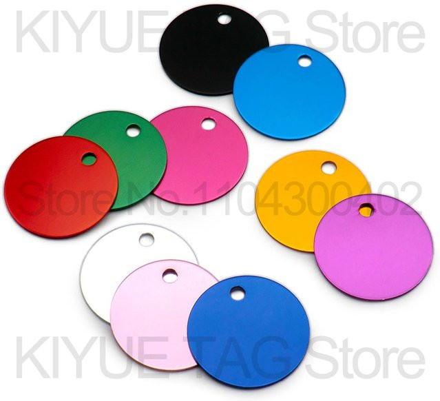 KIYUE Anhänger, Aluminium, eloxiert, Hunde-ID-Tags - Bild 1