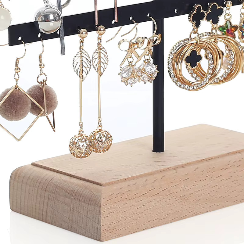 Ohrring Display Rack, Halskette Ring Armband Lagerung, Holz, Damen - Bild 2