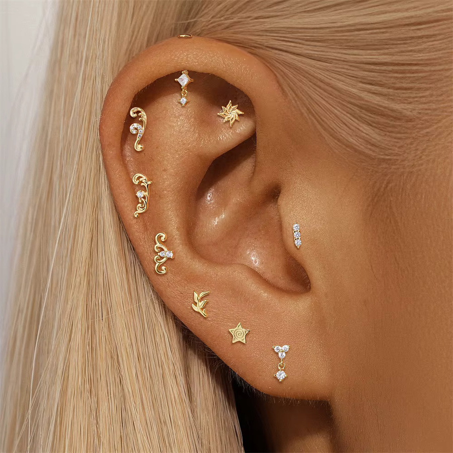ROXI Ohrring 925 Silber, 18K vergoldet, Zirkonia, Damen - Bild 2