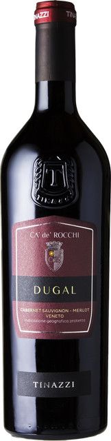 Tinazzi Ca de Rocchi Dugal Rotwein, Cabernet Sauvignon Merlot 2024, Venetien, 0,75 l - Bild 1