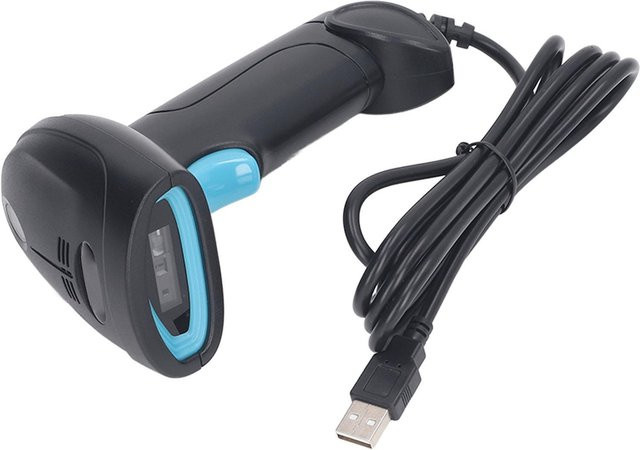Painter 1D Barcode-Scanner USB-kabelgebunden in Schwarz mit hoher Genauigkeit und schneller Dekodierung - Bild 1