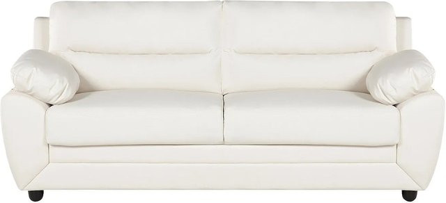 Vente-unique Sofa Manoa Weiß ohne Schlafmöglichkeit mit Armlehnen - Bild 1