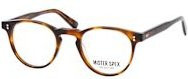 Mister Spex Timon 1801 Korrektionsbrille, Vollrand, Rund, Kunststoff, Braun, Unisex - Bild 1