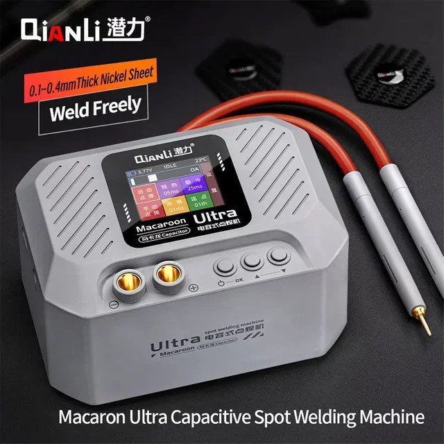 QIANLI Macaron Ultra Farah Kapazitives Punktschweißgerät mit 5500 W MAX und 0,1 bis 0,4 mm Schweißbereich - Bild 1