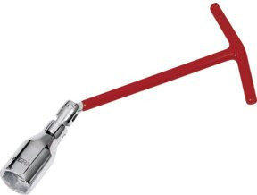 Kraftwerk Zündkerzen-Gelenkschlüssel 21 mm in Rot - Bild 1
