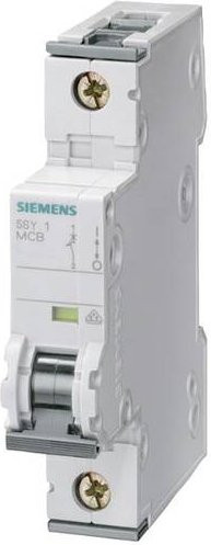 Siemens 5SY4101-6 Leitungsschutzschalter 1A MCB in Weiß - Bild 1