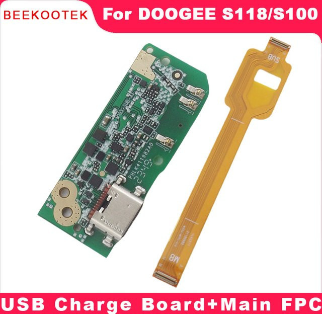 Doogee S118 USB-C Ladeanschluss Platine mit FPC Flex Kabel als Ersatzteil für dein Smartphone - Bild 1