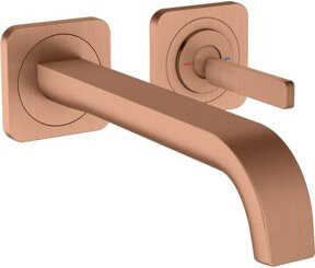 Hansgrohe Axor Citterio E Einhebelmischer Fertigset mit Pin-Griff in Roségold - Bild 1