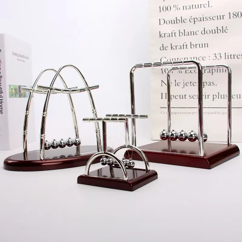 XMSJ Newton Cradle Balance Stahlkugeln, Pendel Spielzeug - Bild 2