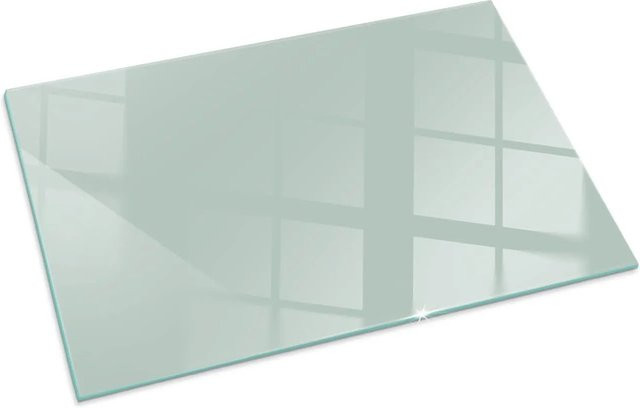 Tulup Glasplatte für Kaminöfen als Funkenschutzplatte in Grün, B: 100 cm, H: 70 cm - Bild 1