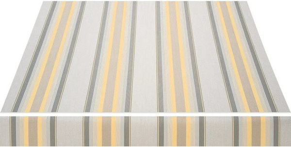 Spettmann Kassettenmarkise VC 1000 aus Aluminium mit Polyacryl-Stoff in Gelb-Grau-Gestr. und anthrazitfarbenem Gestell, B/T/H: 400 x 250 x 250 cm
