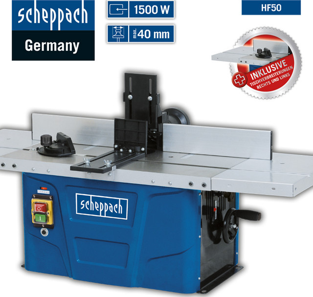 Scheppach Tischfräsmaschine HF50 in Blau - Bild 1