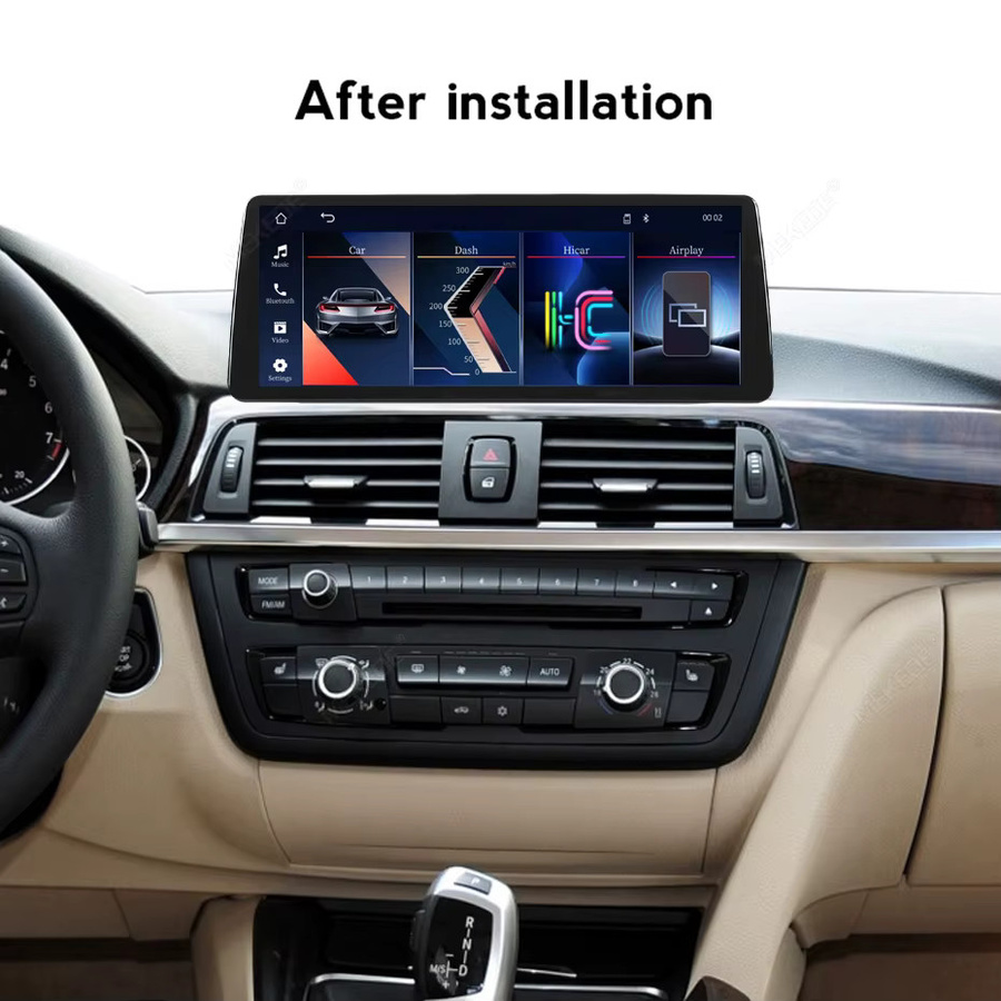 MEKEDE 12,3 Zoll 2K Multimedia-Display Autoradio mit Touchscreen für BMW 1er F20 F21 2er F22 3er F30 F31 4er F32 F33 F34 F36 NBT-System in Schwarz mit Wireless CarPlay und Android Auto Unterstützung - Bild 3