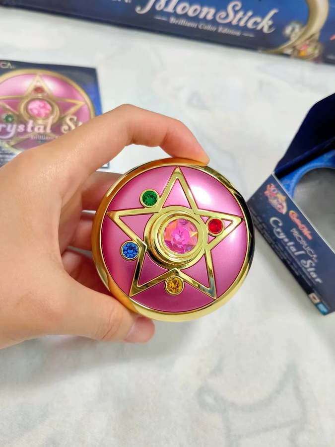 Bandai Sailor Moon Proplica Moon Stick Transformation Brosche, Repainted Version, Spielzeug - Bild 3