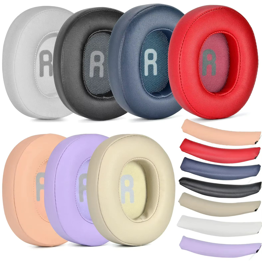 Ersatz-Ohrpolster und Stirnband aus Eisgel-Leder für JBL Tune 700BT, 710BT, 720BT, 750BT, 750BTNC, 760NC und 770NC Bluetooth Kopfhörer in Gelb-Gold - Bild 2