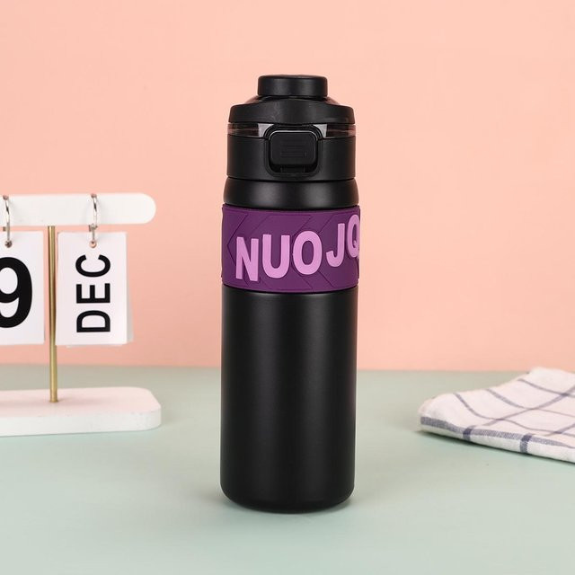Yiran Furniture Double Shot Jump Cup Doppelvakuum Thermosbecher aus Edelstahl, 600 ml - Bild 1