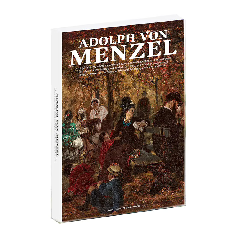 30 Stück Postkarten im Stil von Adolph von Menzel Ölgemälde, bunte Kunstkarten für DIY Journal und Dekoration - Bild 4
