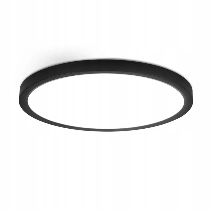 NETTLIFE LED Deckenleuchte aus Kunststoff in Schwarz, B/T/H: 30 x 30 x 30 cm - Bild 2