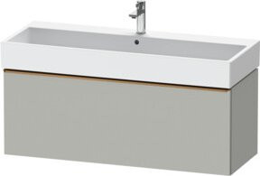 Duravit Waschtischunterschrank D-Neo wandhängend in Weiß Matt, B: 118,4 cm, T: 44,2 cm, H: 44,0 cm - Bild 1