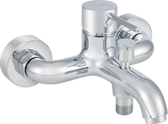 baliv Wannenarmatur WA-2610 Einhebelarmatur Wandmontage in Chrom mit Spritzfunktion - Bild 1