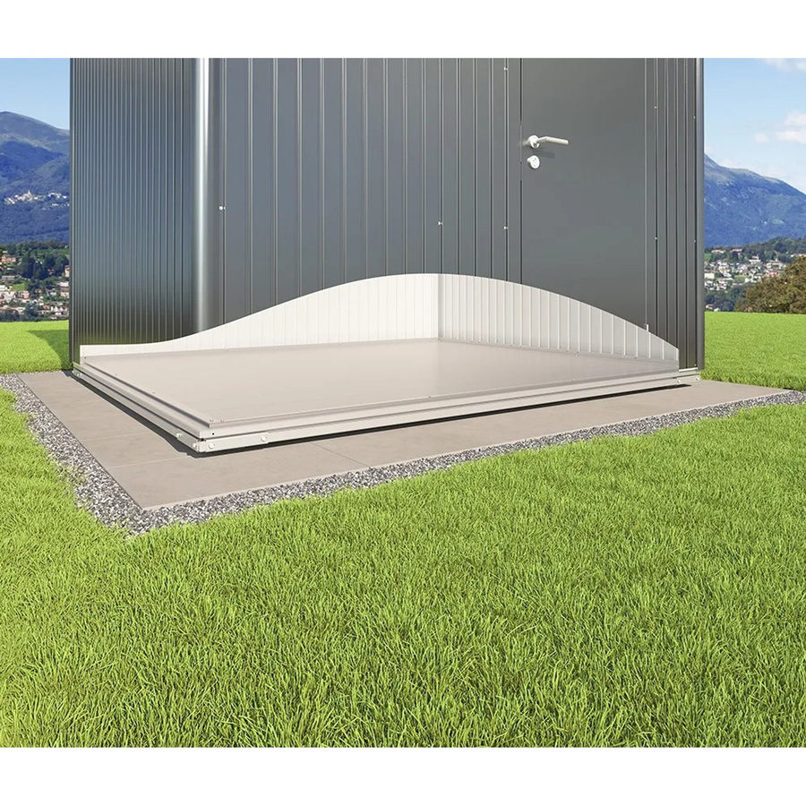 Biohort SmartBase Fundament aus Stahl und Aluminium in Silberfarben, B/T: 294 x 222 cm - Bild 1