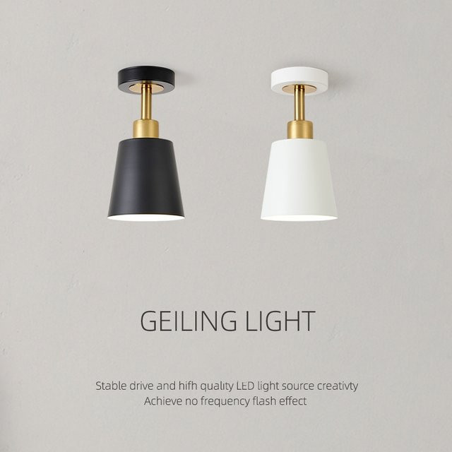 TRAZOS LED Deckenlampe im Nordic Stil für Flur, Schlafzimmer und Wohnräume - Bild 1