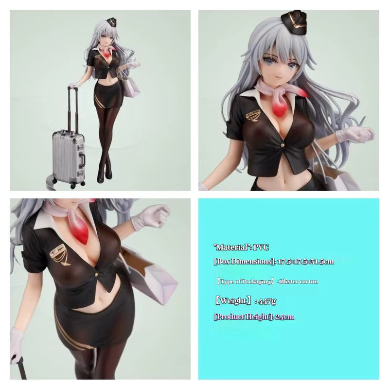 Bandai Anime-Dekoration Figur Stewardess Su Yuan Shizhi aus PVC - Bild 3